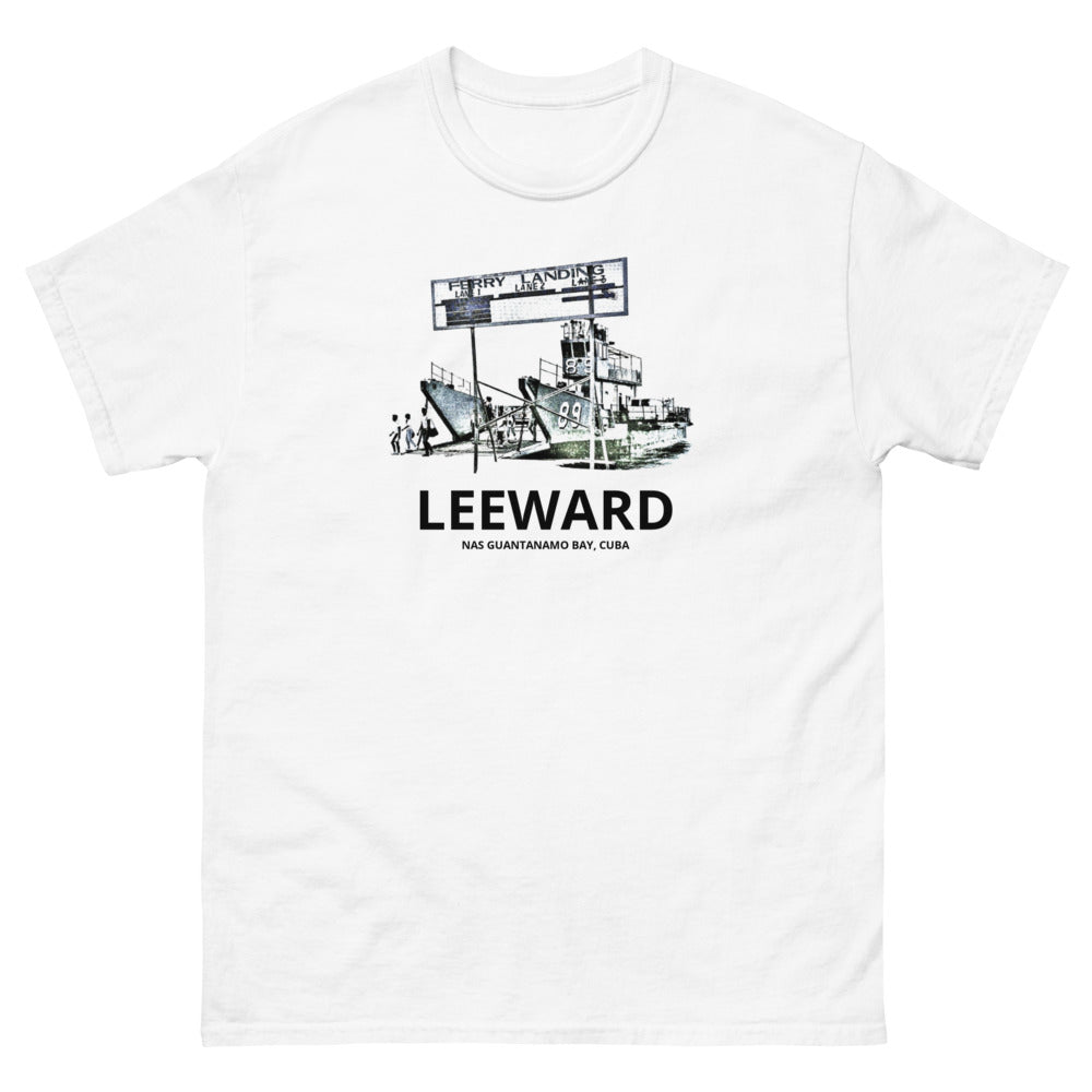 Ferry Landing Graphic, NAS Guantanamo Bay, Cuba Heavyweight T-Shirt