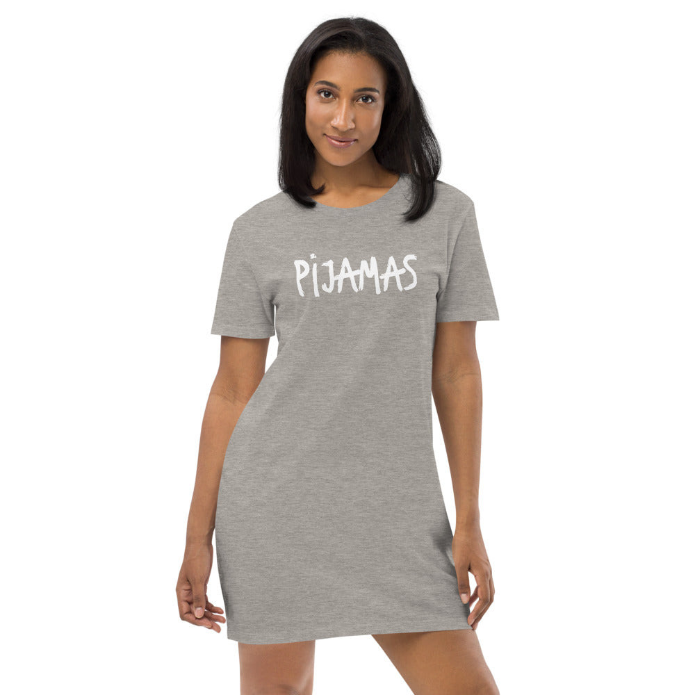 Pijama's Graphic Organic cotton t-shirt dress