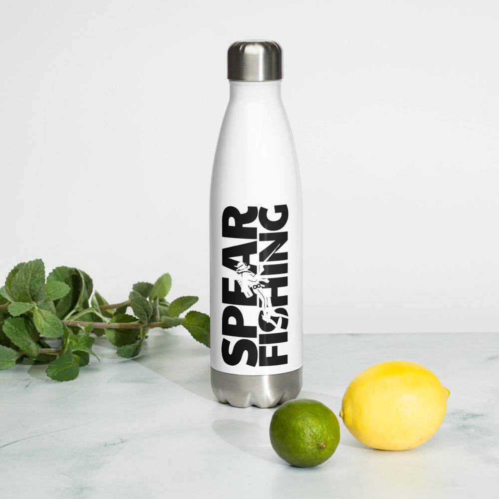 Spearfishing Graphic Stainless Steel Water Bottle