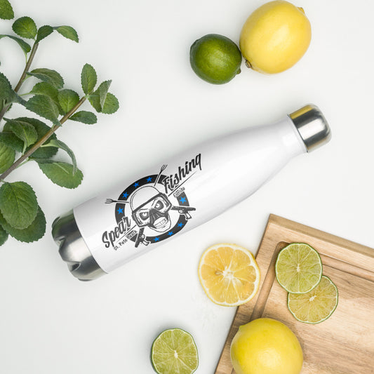 Spearfishing Graphic Stainless Steel Water Bottle