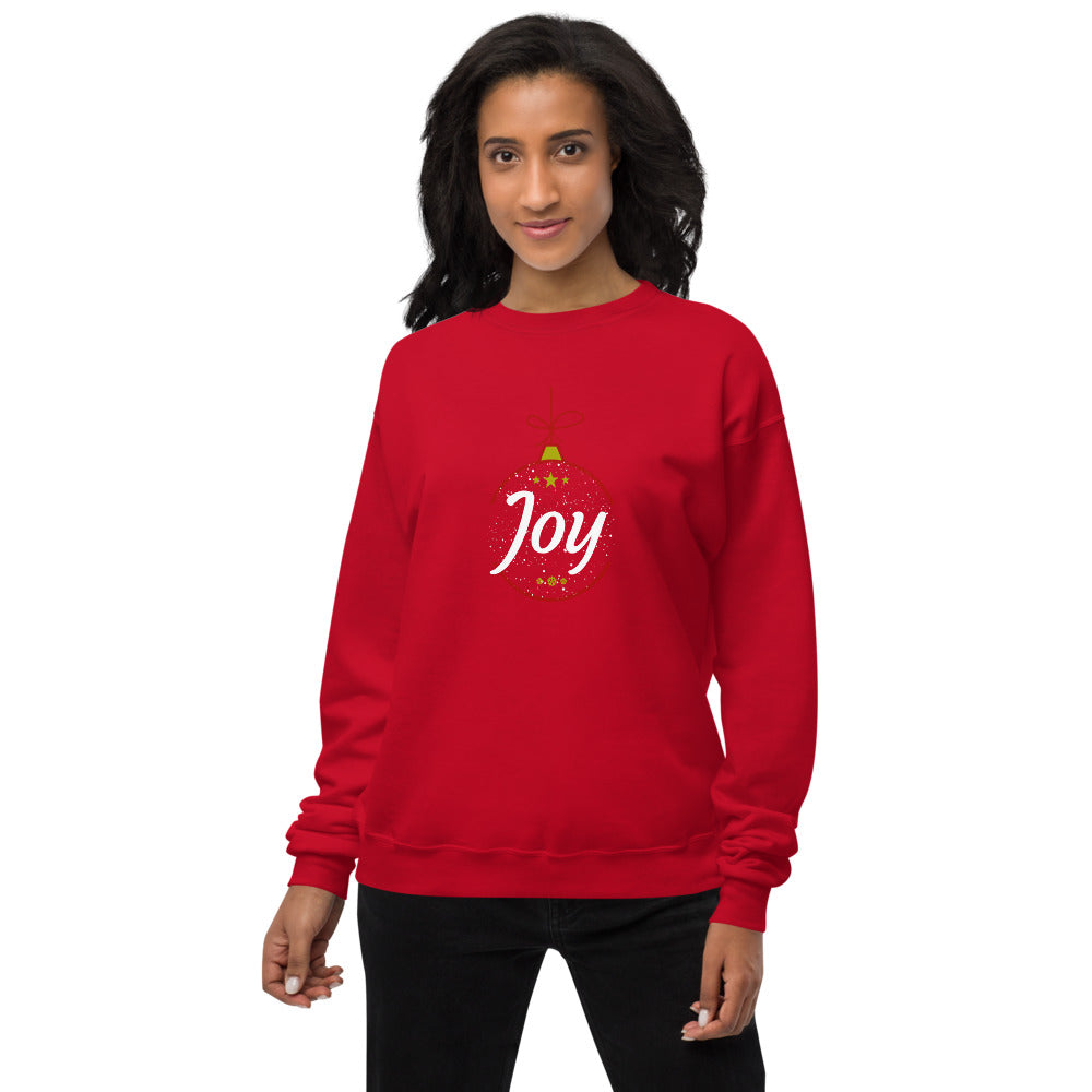 Women's Christmas Joy Fleece Sweatshirt