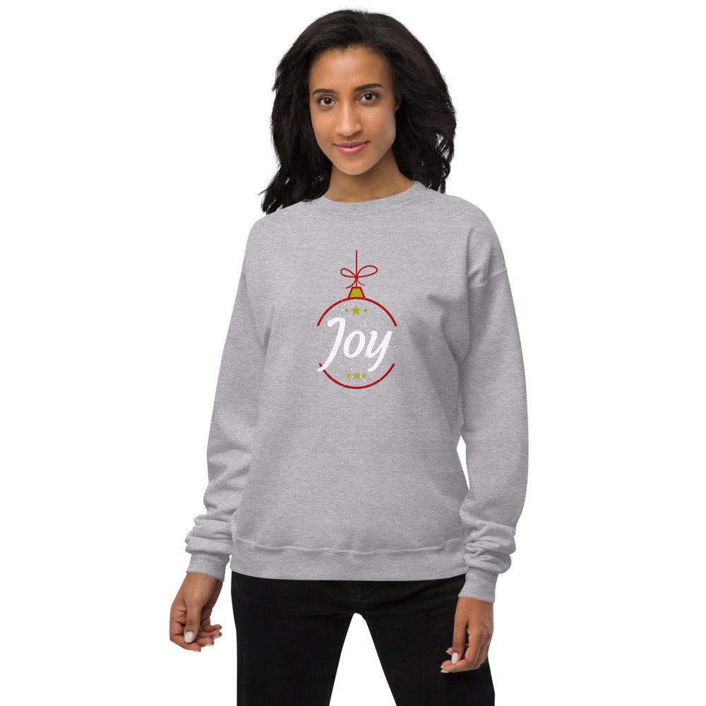 Women's Christmas Joy Fleece Sweatshirt