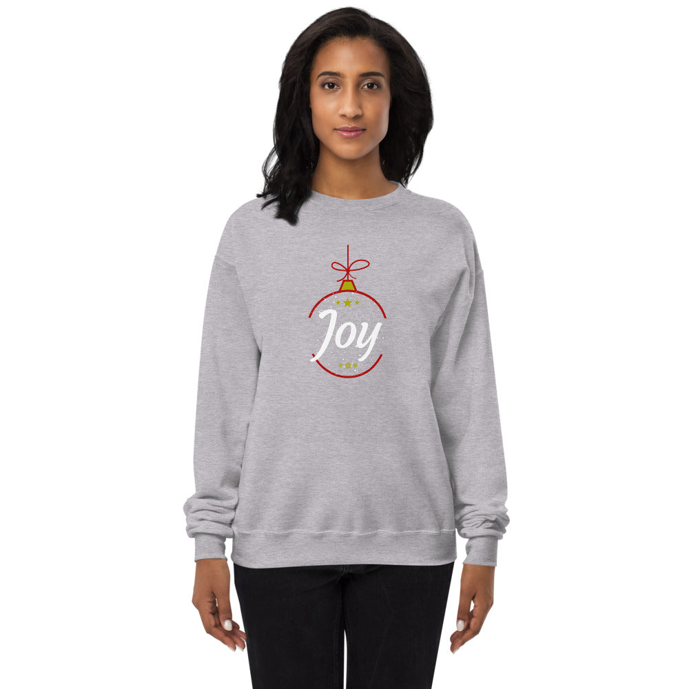 Women's Christmas Joy Fleece Sweatshirt