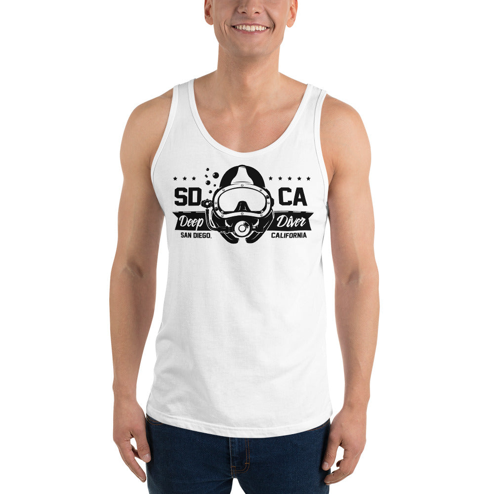 Deep Dive, Sand Diego, CA Tank Top