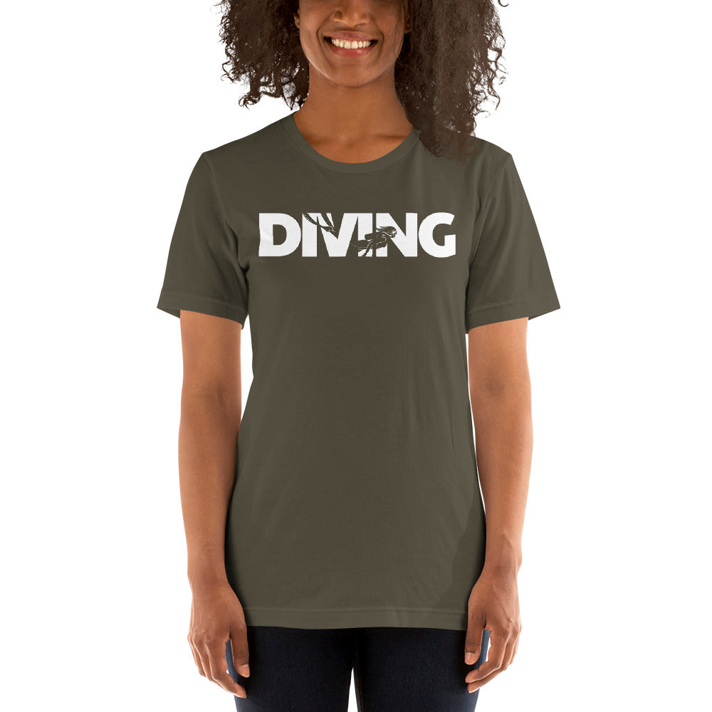 Women's Diving Graphic Short-Sleeve T-Shirt