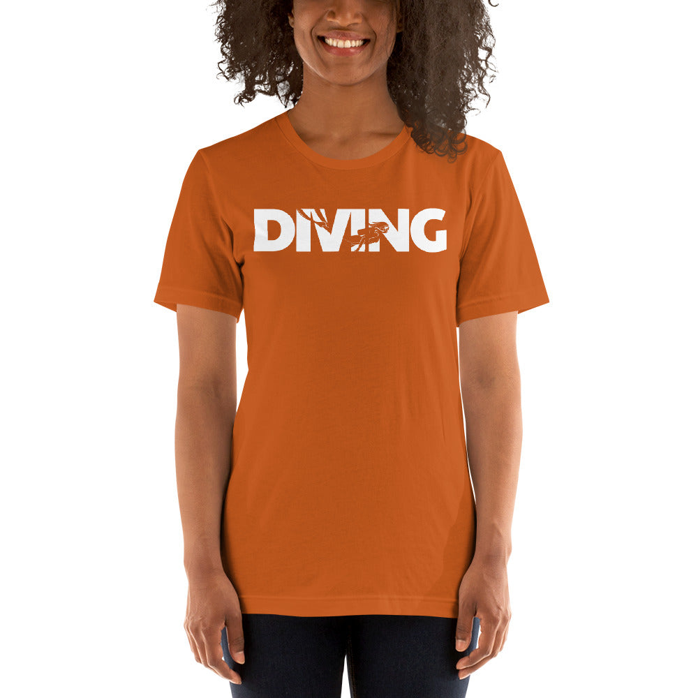 Women's Diving Graphic Short-Sleeve T-Shirt