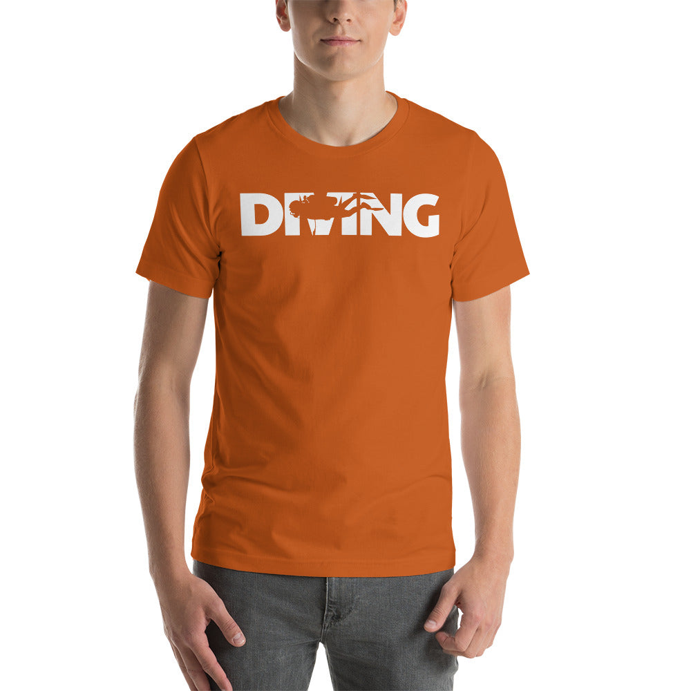 Men's Diving Graphic Short-Sleeve T-Shirt