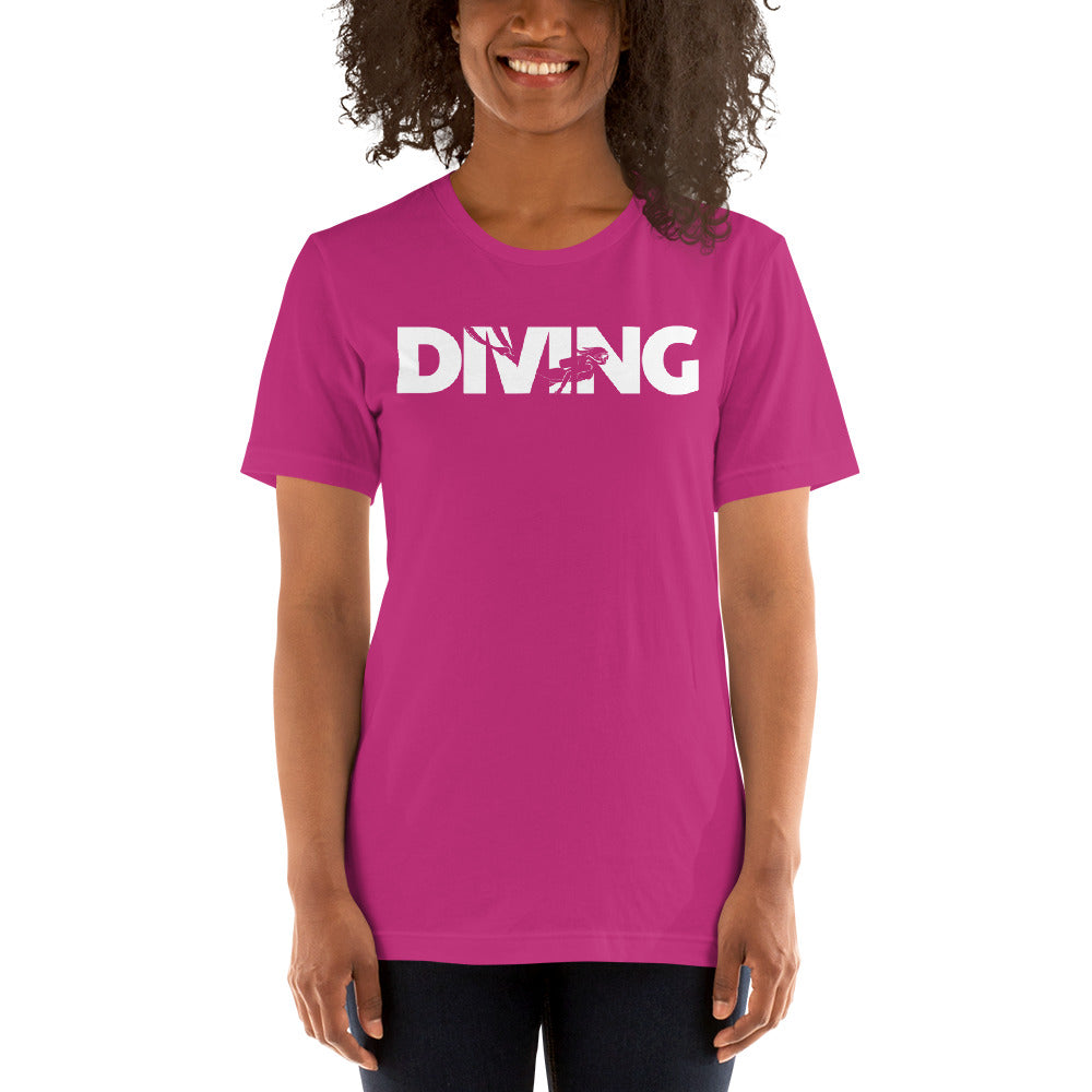 Women's Diving Graphic Short-Sleeve T-Shirt