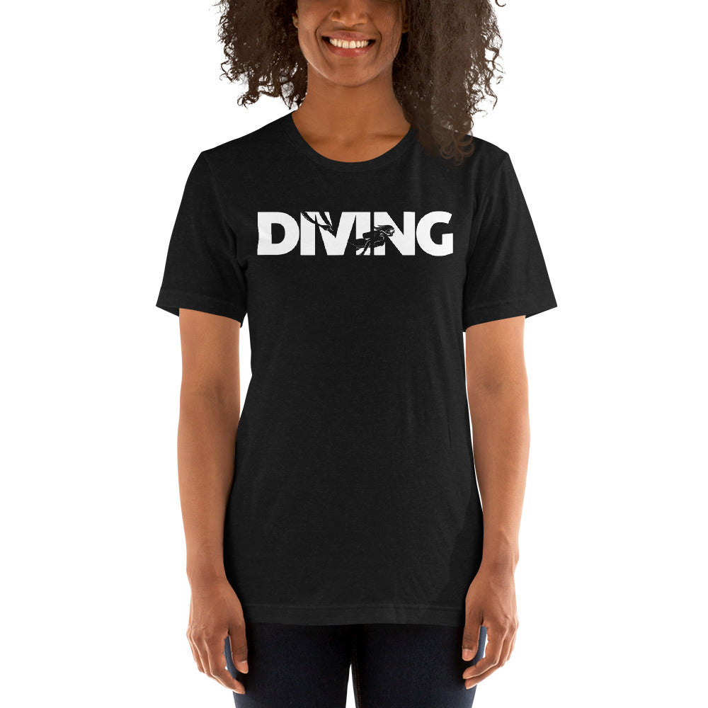 Women's Diving Graphic Short-Sleeve T-Shirt