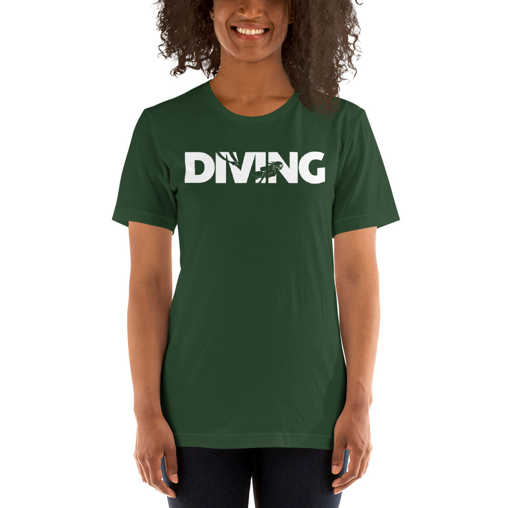 Women's Diving Graphic Short-Sleeve T-Shirt