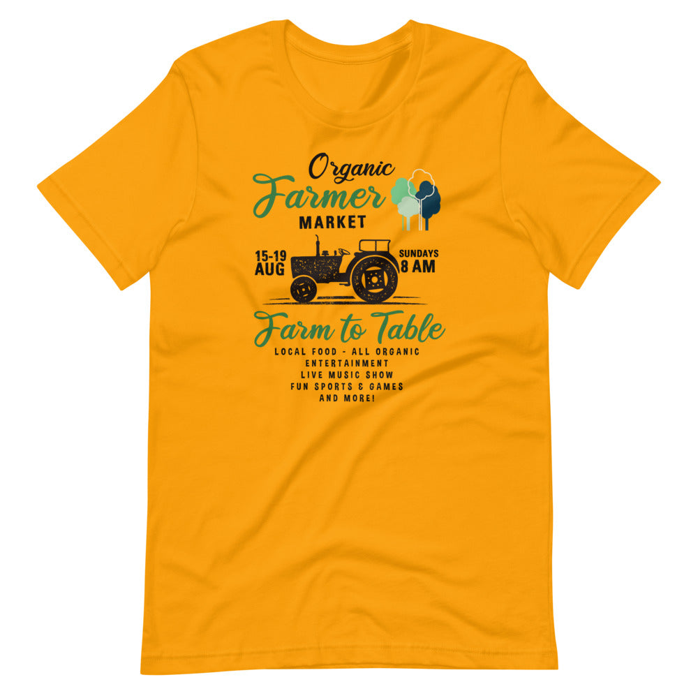 Organic Farmer Market Graphic T-Shirt