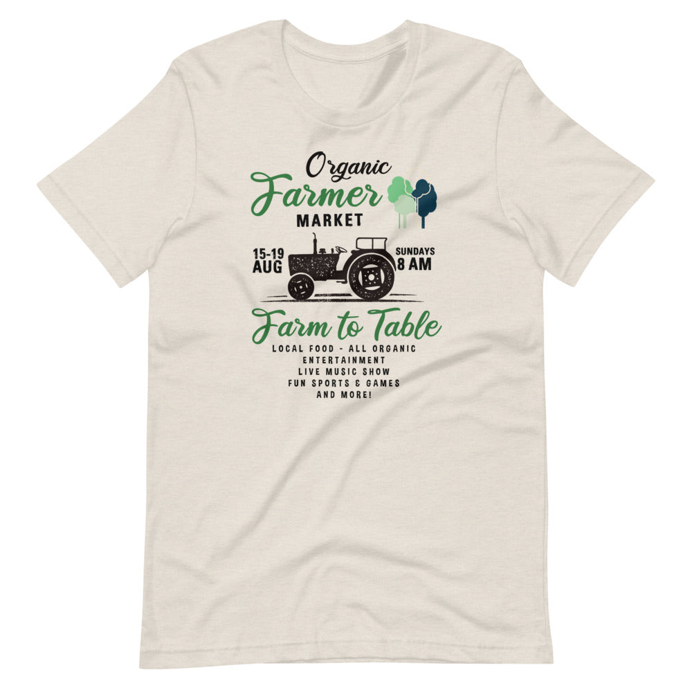 Organic Farmer Market Graphic T-Shirt