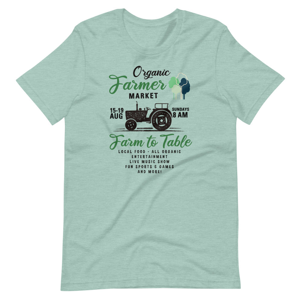 Organic Farmer Market Graphic T-Shirt