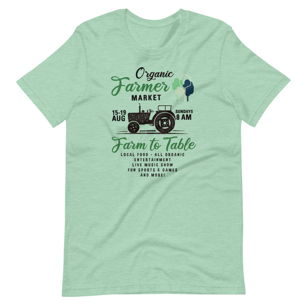 Organic Farmer Market Graphic T-Shirt