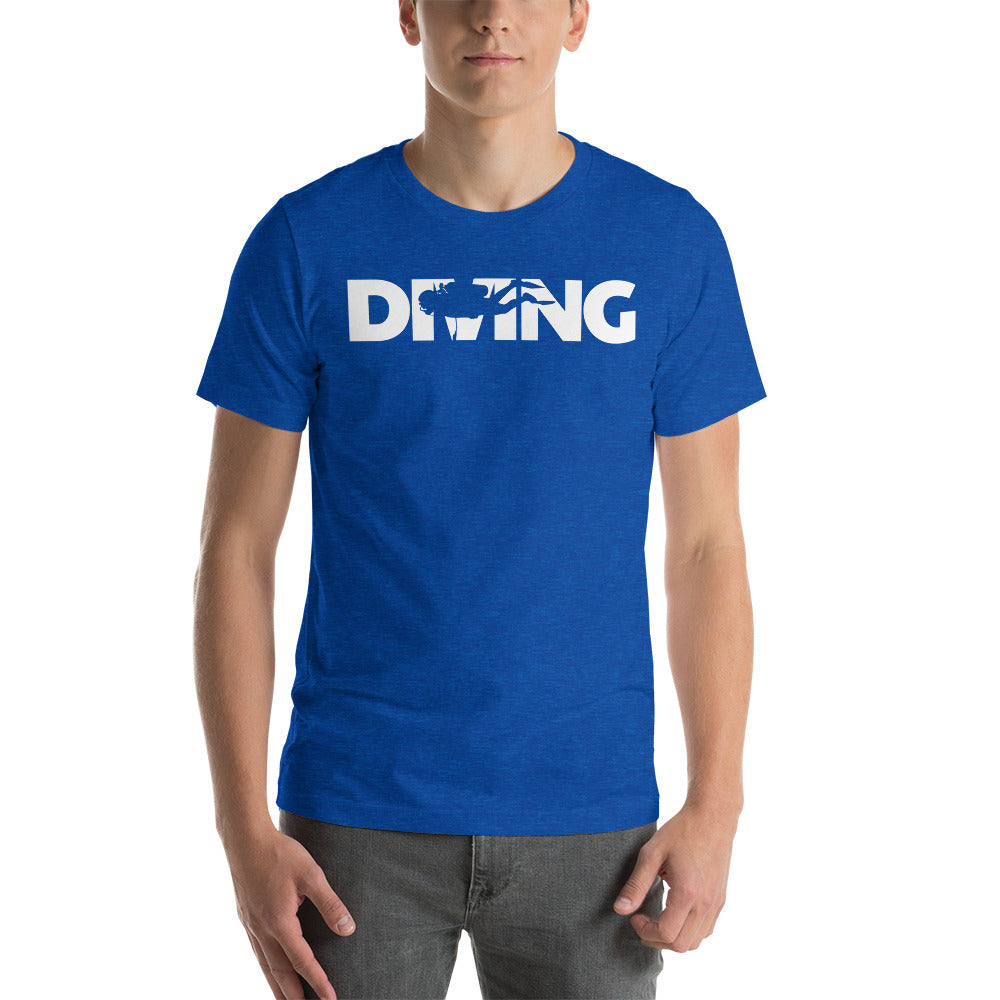 Men's Diving Graphic Short-Sleeve T-Shirt