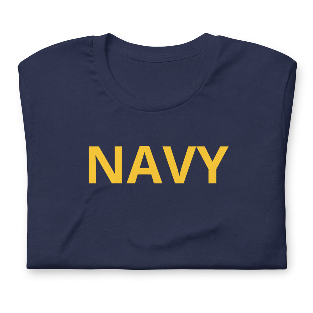 NAVY Graphic Short-Sleeve T-Shirt.