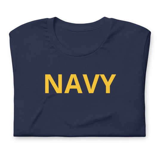 NAVY Graphic Short-Sleeve T-Shirt.