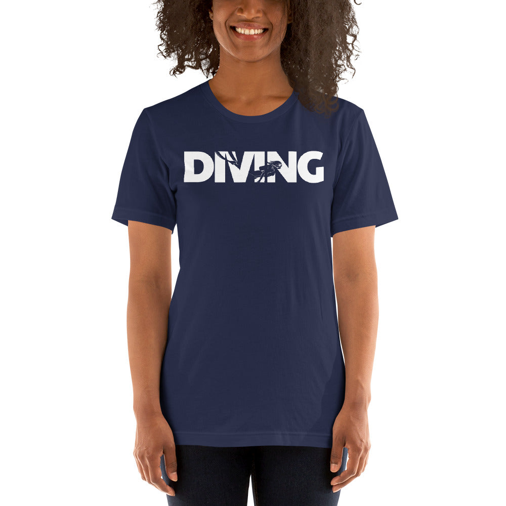 Women's Diving Graphic Short-Sleeve T-Shirt