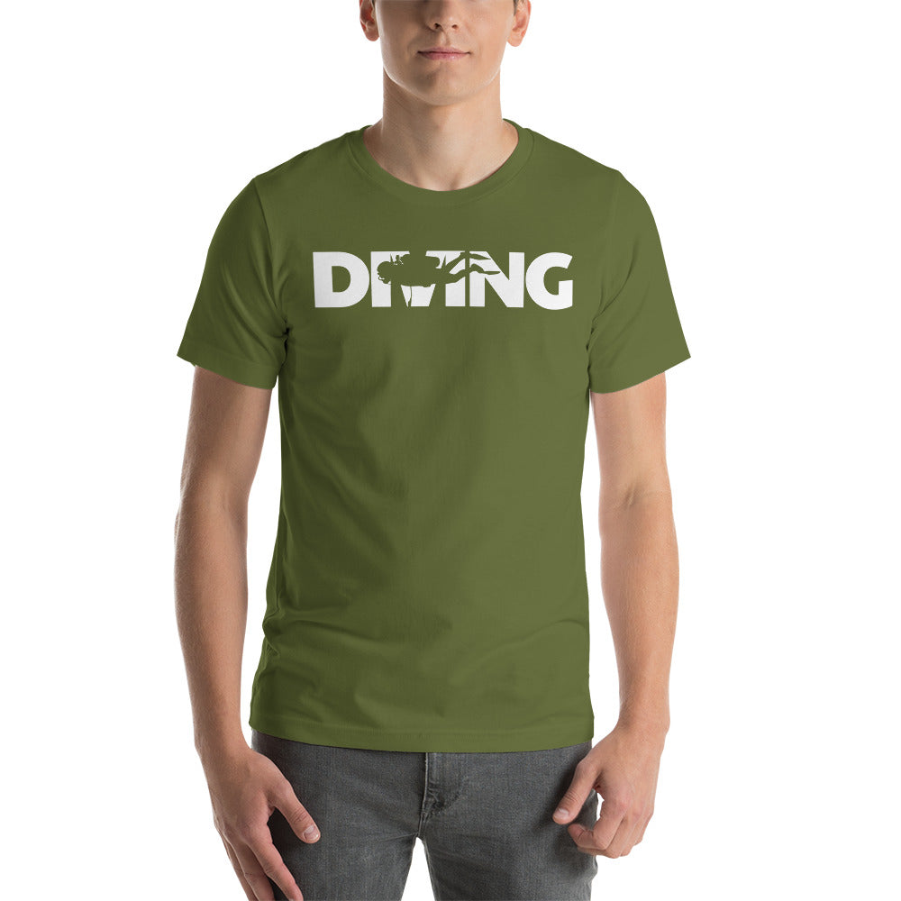 Men's Diving Graphic Short-Sleeve T-Shirt