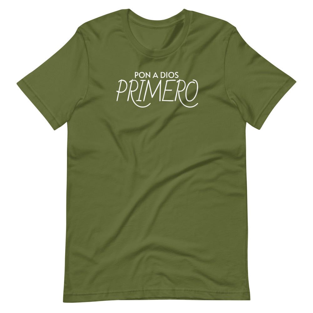 PON A DIOS PRIMERO Graphic Short-Sleeve T-Shirt