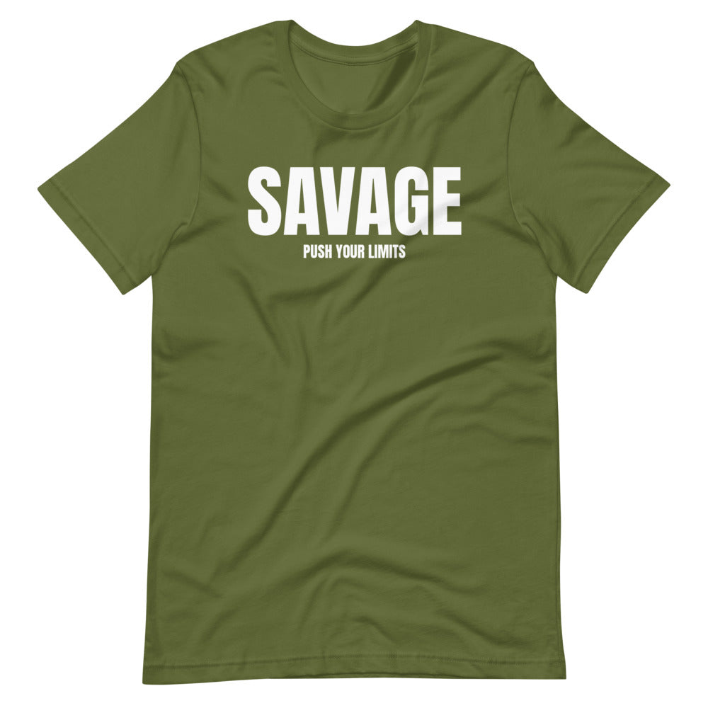 SAVAGE Push Your Limits Short-Sleeve Unisex T-Shirt