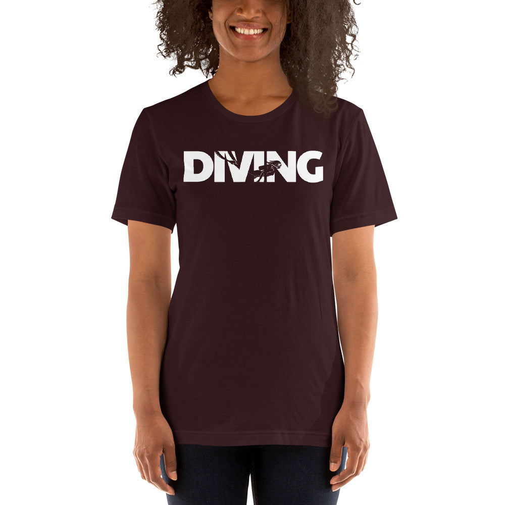 Women's Diving Graphic Short-Sleeve T-Shirt