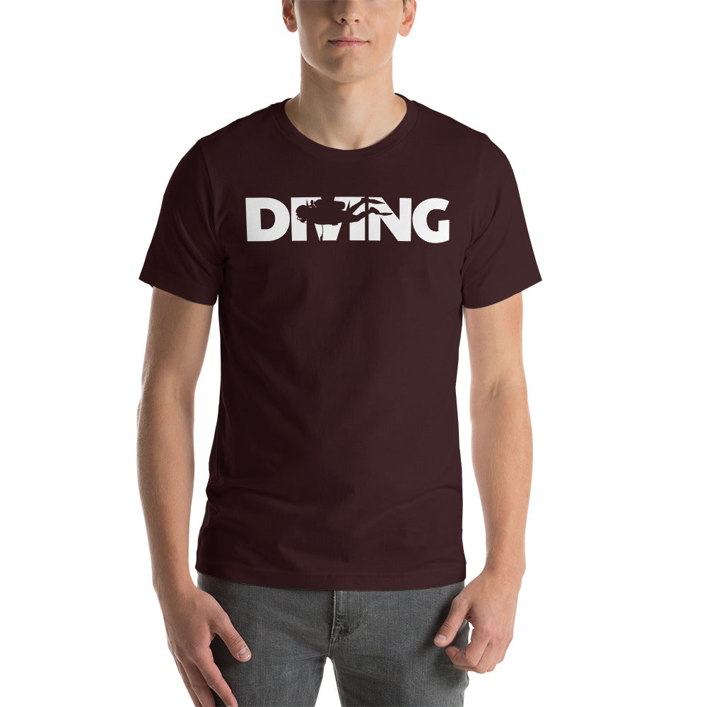 Men's Diving Graphic Short-Sleeve T-Shirt