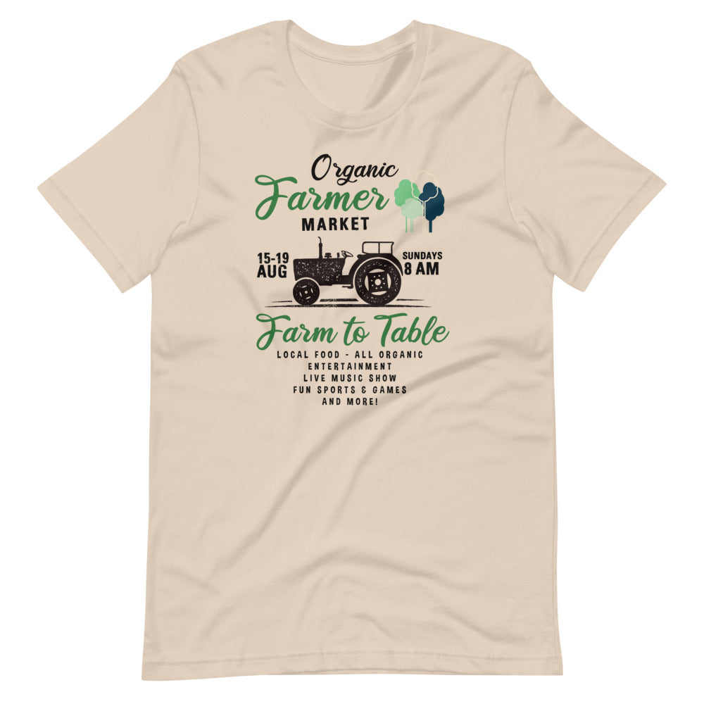 Organic Farmer Market Graphic T-Shirt