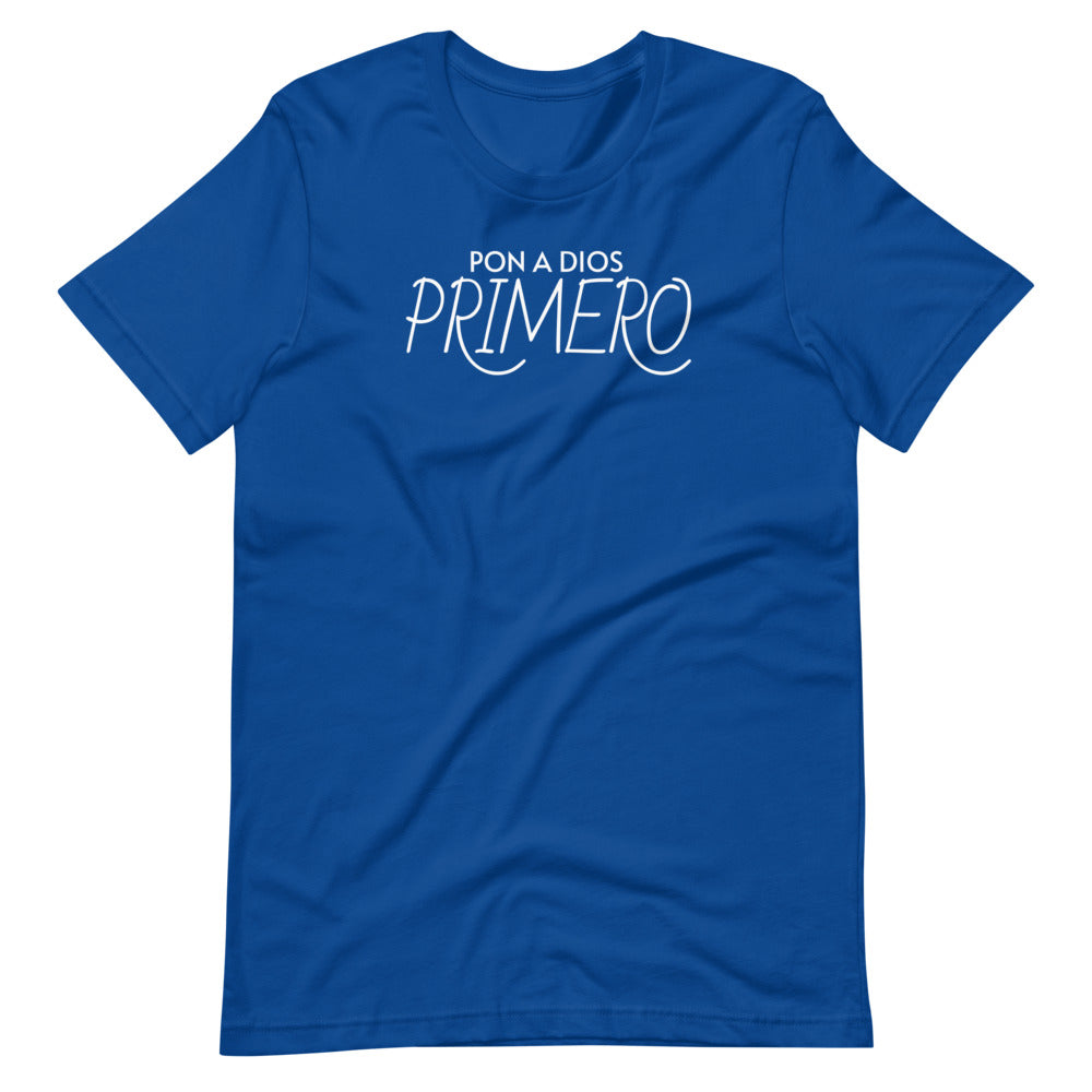 PON A DIOS PRIMERO Graphic Short-Sleeve T-Shirt