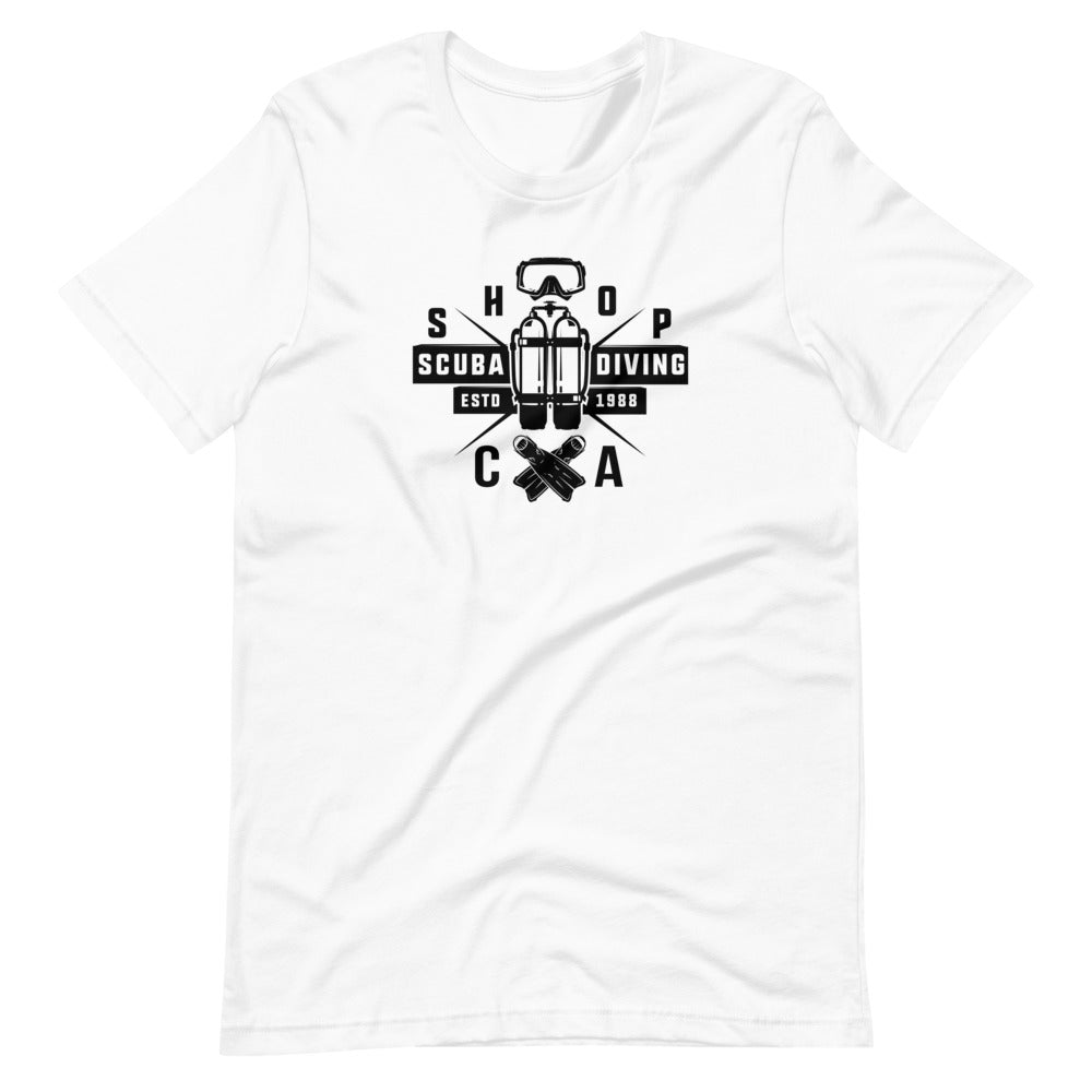 Scuba Diving Shop Graphic Short-Sleeve T-Shirt