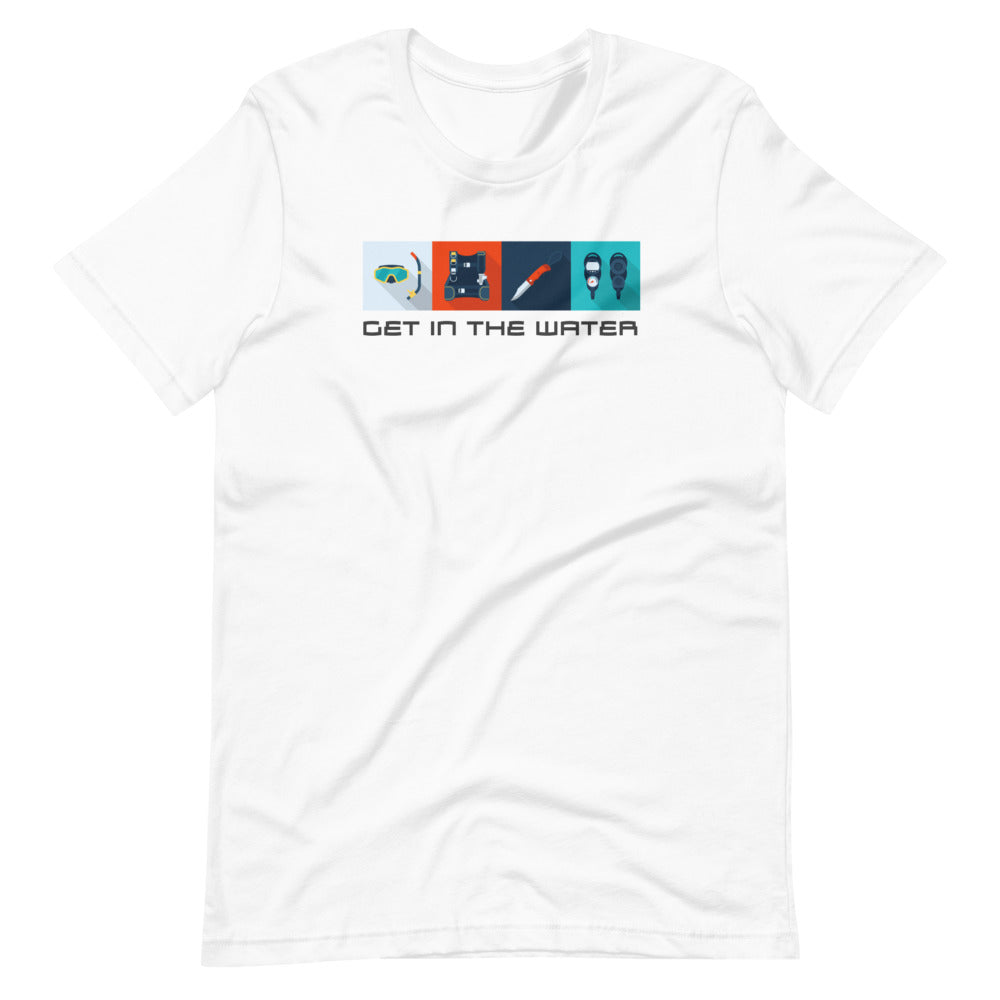 Get In The Water Scuba Diving Graphic Short-Sleeve T-Shirt