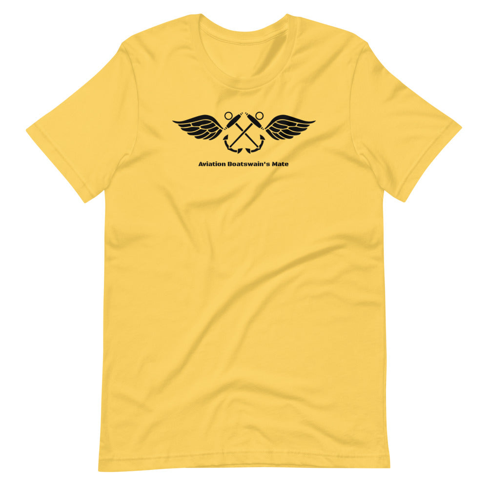 "Yellow Shirts" Aviation Boatswain's Mate Long Sleeve Fitted T-Shirt