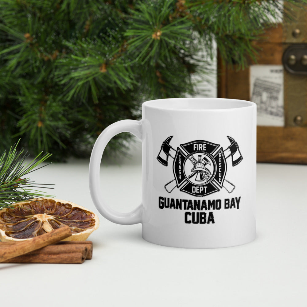 Guantanamo Bay, Cuba Fire Department & Crash Crew Graphic Coffee Mug