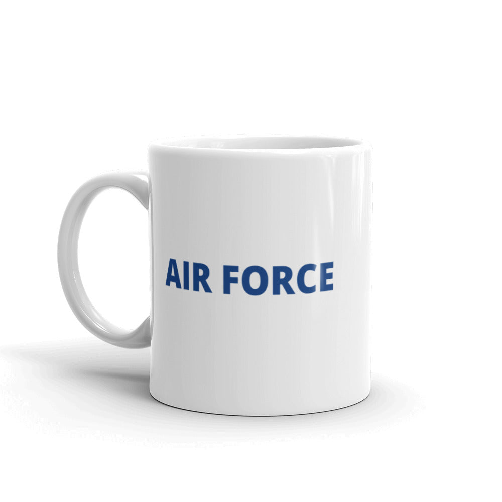 AIR FORCE Graphic White Glossy Mug