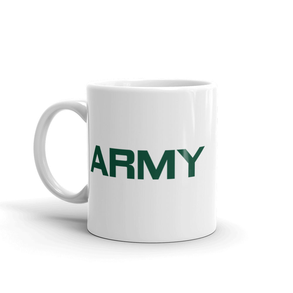 Army Graphic White Glossy Mug