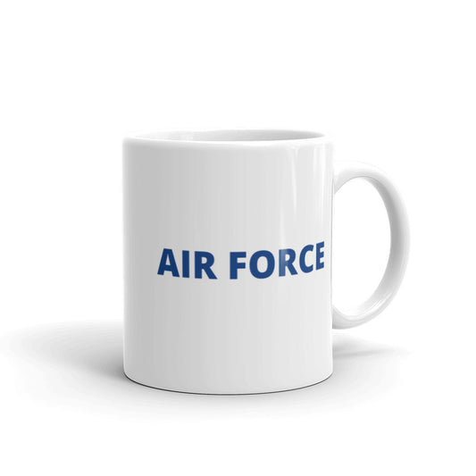 AIR FORCE Graphic White Glossy Mug