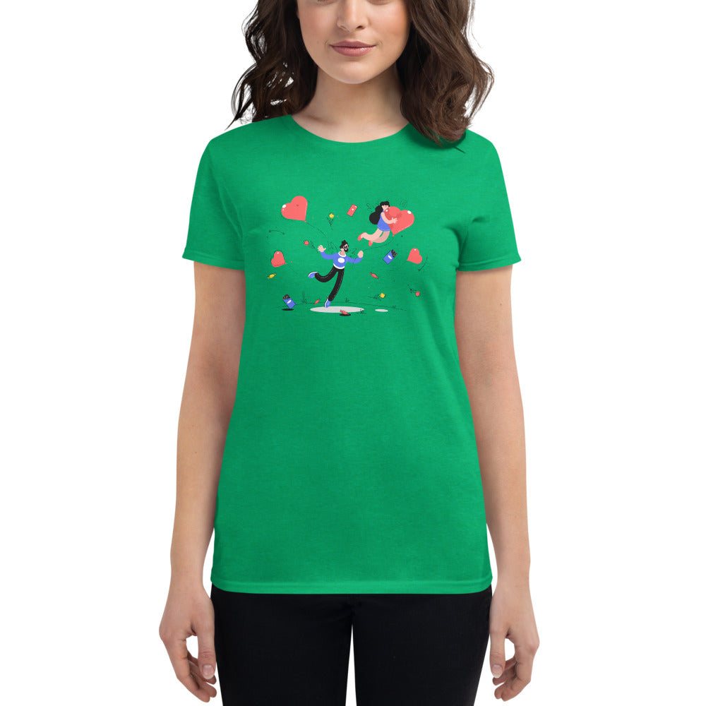 Love Is in the Air Women's Short Sleeve T-shirt