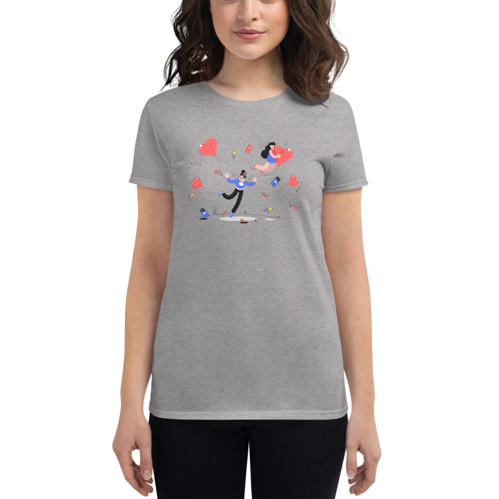 Love Is in the Air Women's Short Sleeve T-shirt