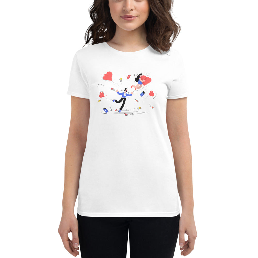 Love Is in the Air Women's Short Sleeve T-shirt